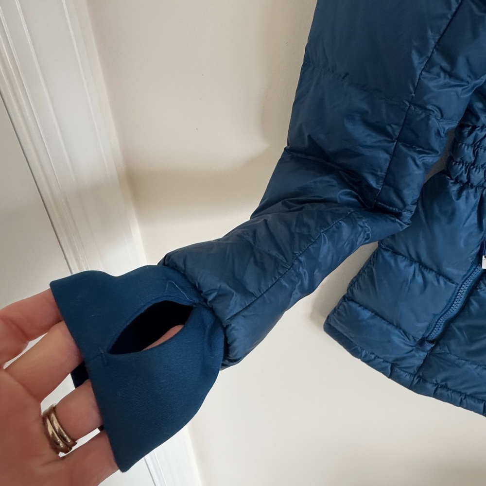 Athleta Teal Puffer Jacket - Picture 4 of 9